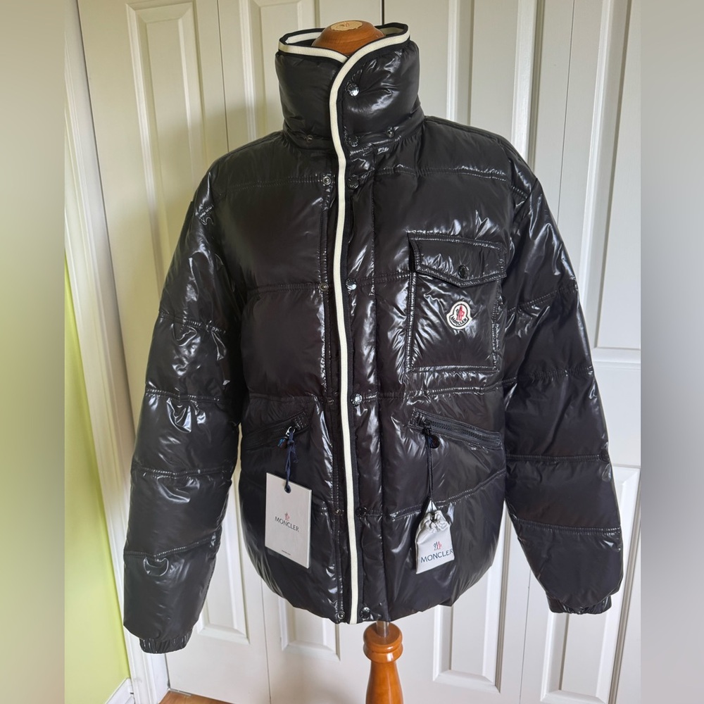 MONCLER Men’s Black Quilted Puffer Down Jacket  6/XL NWT